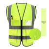Reflective Multi-Pocket Cold-Proof Vest for Construction, Landscaping, Sanitation, Traffic, Ride-Hailing, and Riding