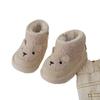 2026 Winter Warm Toddler Boots Girls Boys Soft Sole Cotton Snow Anti-Slip Rubber 1-3 Years