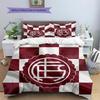 Club Atletico Lanus Pattern Bedding Home Decoration Birthday Gift (1 * duvet cover + 2 * pillowcase, without core)