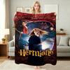 Magic Hermione Theme Printed Blanket Cozy Comfortable Throw Blanket For Living Room Sofa Nap Lightweight Home Decor Great Holiday Gift