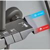 Wall-mounted High-pressure Shower System Four-in-one Square Piano Key Shower Set Bathroom Stainless Steel Water Heater
