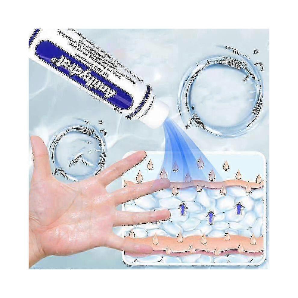 Voděodolný a nedráždivý krémový antiperspirant, velmi vhodný pro hyperhidrózu a nadměrné pocení