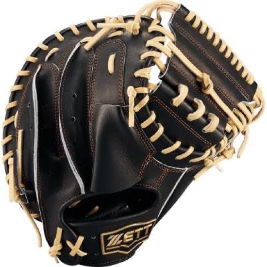 ZETT Neo Status Soft Baseball B BRCB31512N Catcher's Mitt, Black/Pastel (1932),