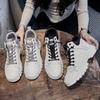Short boots women's spring and autumn velvet Martin boots women's single boots casual sports shoes high-top little white women's shoes tide