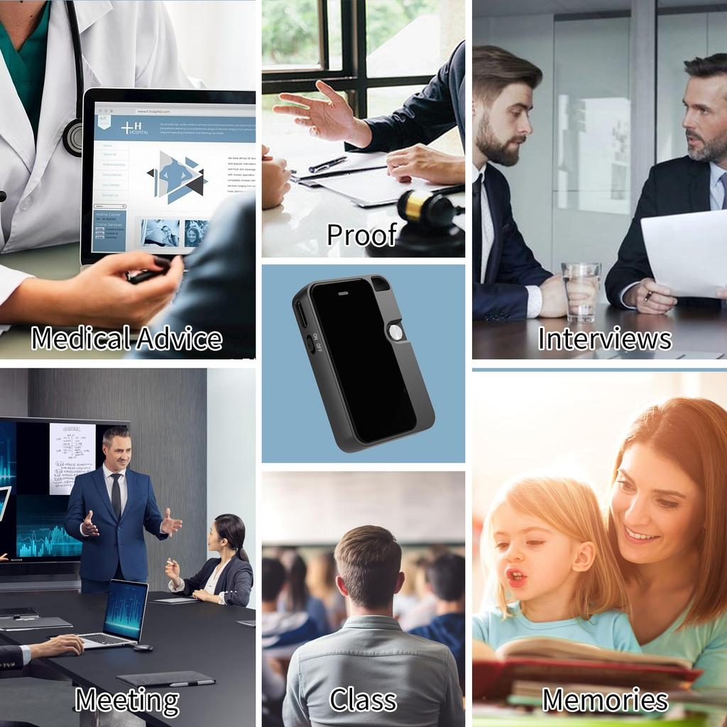 Mini-Sprachrekorder, Sprachrekorder mit langer Batterielebensdauer | Sprachaufzeichnungsgerät mit magnetischer Adsorption