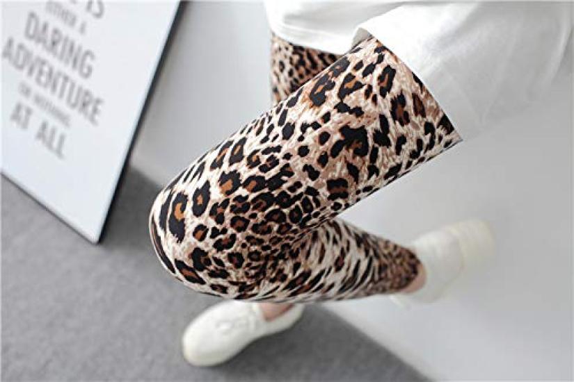 Rubitas Long Skinny Winter Lightweight and Slim Fit Leopard Animal Tiger Elastic Waist Leopard Women's Leggings, Pants, Stylish, Leggings, Tights,