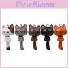 Long Tail Cat Keychain With Cartoon Design For Gift Giving And Collection