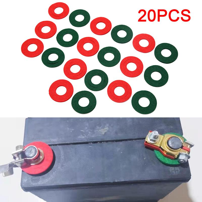 20Pcs Battery Terminal AntiCorrosion Washer Fiber Battery Terminal