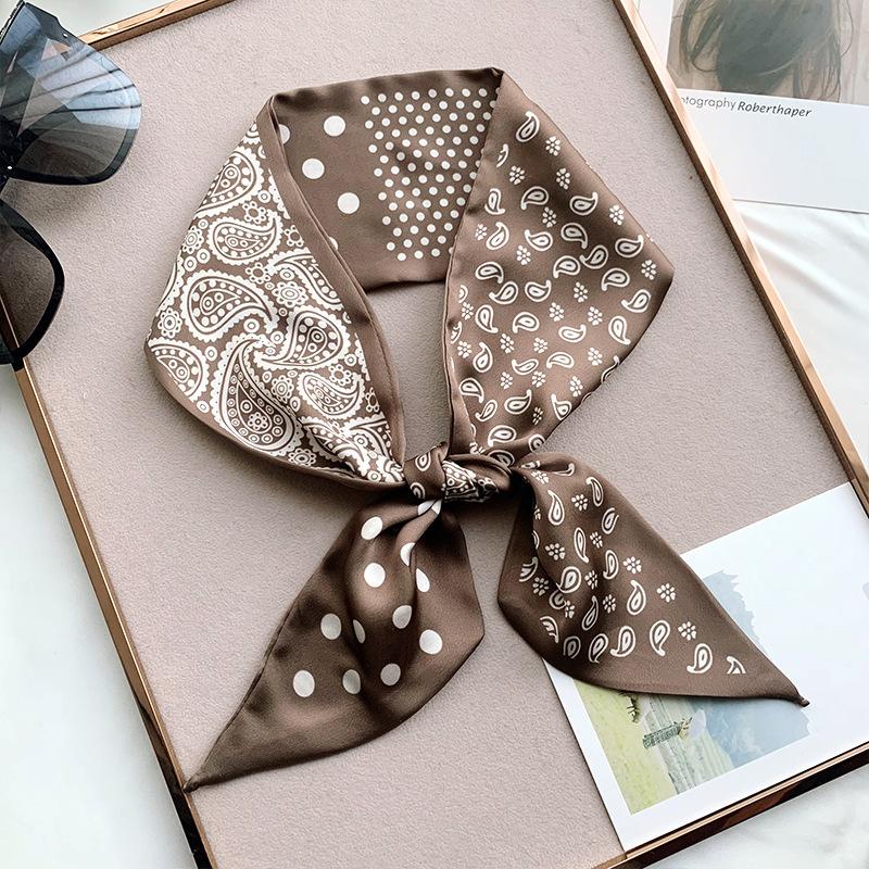 

Women Narrow Long Scarf 190X4.5Cm Polka Dot Tie Bag Ribbon Headband Choker Streamer Lady Accessories
