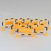 Mini Roadblock Set Miniature Highway Scene Accessories Miniature Barricades for Miniature House Decoration Role Play Education