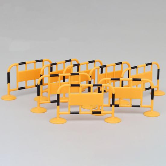 Mini Roadblock Set Miniature Highway Scene Accessories Miniature Barricades for Miniature House Decoration Role Play Education