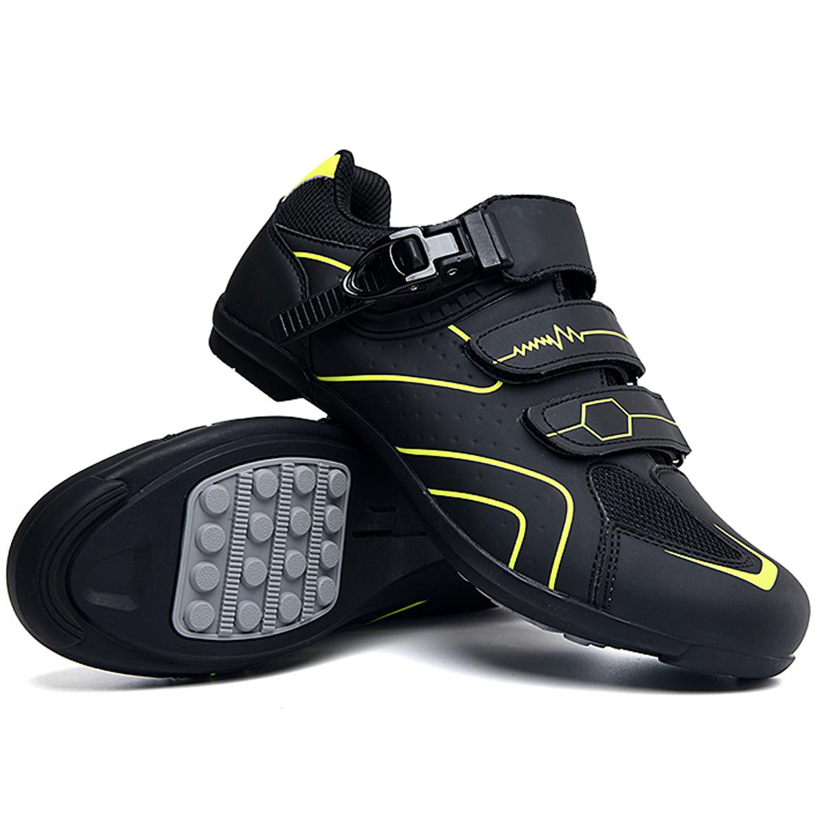 

New men s cycling sneakers with cleats Speed cycling Shoes for women, rubber soled cycling shoes 37
