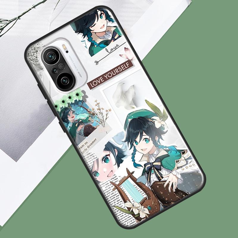 Genshin Impact Venti Game Case For Xiaomi 15 Ultra 13 14 11T 12T 13T 14T Pro POCO F7 Pro F5 F6 X3 X5 X6 X7 Pro Cover