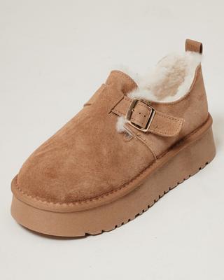 Botas Ugg cortas Prima d'Arte 232536 36 ante marrón claro