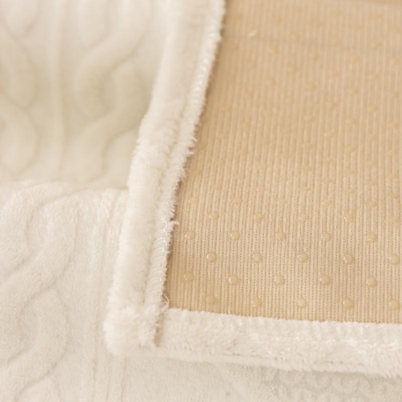 Plush Sofa Cover Winter Thickened Velvet Non-Slip Cushion Soft Warm Living Room Sofa Cover Backrest Armrest Cushion Universal