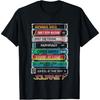 Journey Kultiges Kassettendeck Hits Retro Vintage Brust Poster T-Shirt