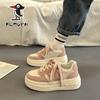 thick-soled muffin women's shoes casual versatile sports board shoes heightening white shoes