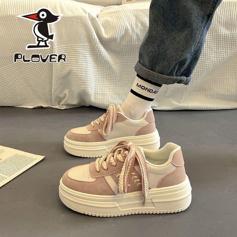 thick-soled muffin women's shoes casual versatile sports board shoes heightening white shoes