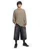Nomaenyueol Offbeat Stripe Long Sleeve Tee - Brown