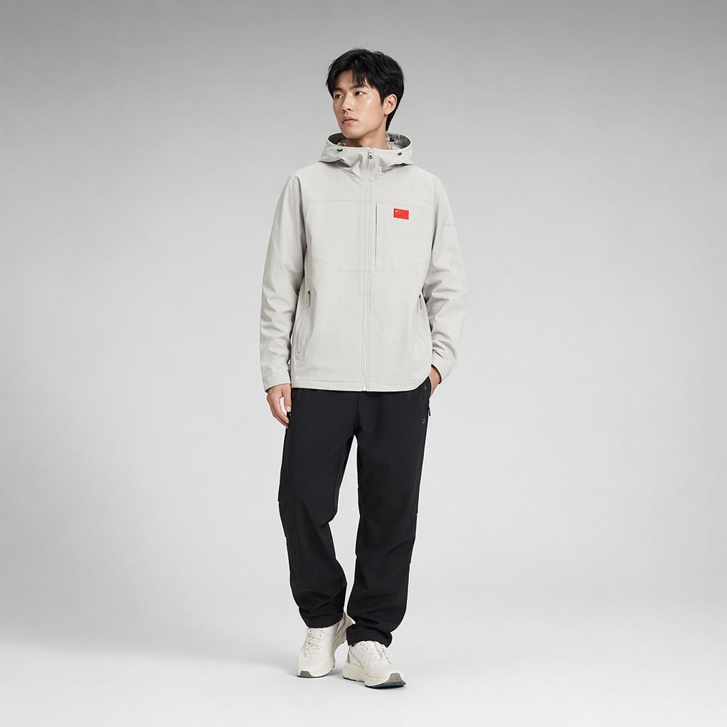 Anta Jackets & Coats Men's Bright Gray 152410606-1