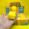 Mini Square Cheese Plastic Squishy-Super Soft Stress Relief Toy
