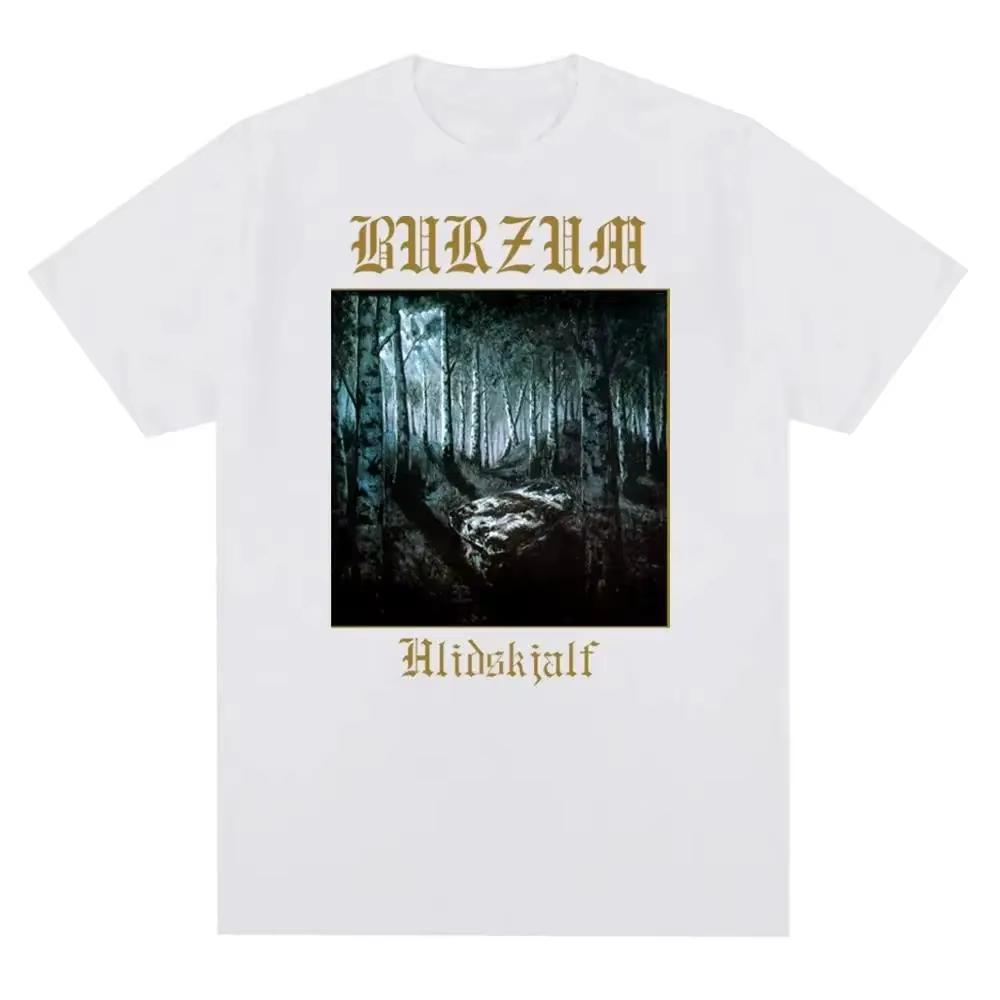Vintage Metallband Burzums Albumcover Druck Musik T-Shirt Unisex Unisex Mode Lässig Kurzarm Übergröße T-Shirt Unisex 62482
