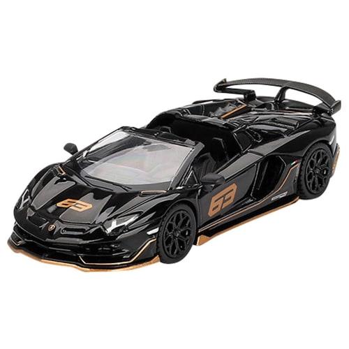 

MINI GT Масштаб 1/64 Lamborghini Aventador SVJ 63 Roadster Nero Aldebaran Черный (Левый руль) Готовый продукт