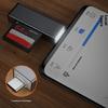 MultiFunctional Aluminum TF Card Reader USB A Type C Double Slot No Driver Required for Business Trip Document Share