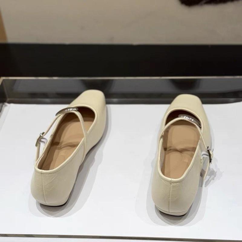 Fashion Women's High Heels French Retro Mary Jane Shoes Women's Spring Summer New Simple Small Shoes Flat Bottomed Women's Shoes