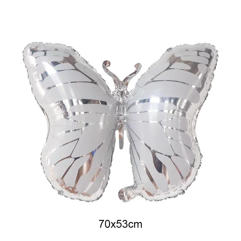 Large Butterfly Aluminum Foil Balloons Butterfly Helium Air Globos Birthday Party Decorations Baby Shower Kids Toy Photo Props 5