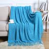 Nordic Tassel Sofa Throw Blanket - Air Conditioning Nap & Hotel Bed Runner, Summer Bed Flag, Bed End Blanket