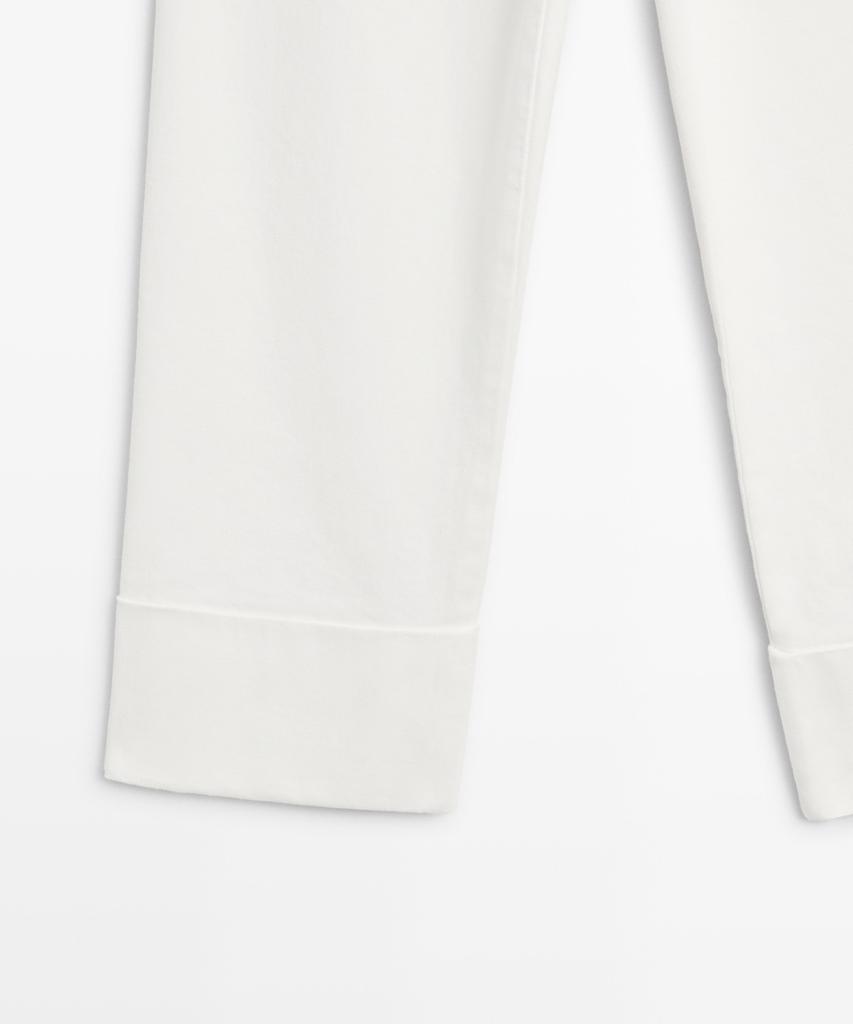 Masimodutti Mid-Rise Capri Pants