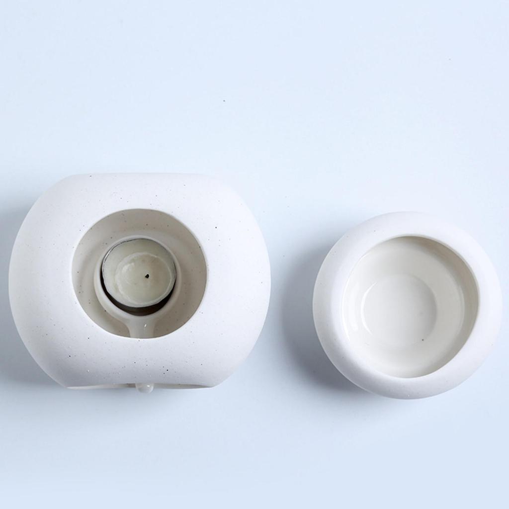 Essential Oil Burner Decorative Ceramic Oil Diffuser Tabletop Essential Oil Warmer Versatile Aroma Burner for Yoga Home Bedroom