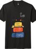 Cute Birthday Little Figure Print Tee - Lovely Style Creative Birthday-themed