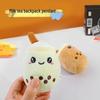 Fruit Bubble Tea Plush Keychain - Cute Gift Doll for Claw Machines & Weddings
