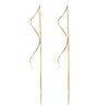 Korean Fashion Long Tassel Threader Earrings For Women Simple Long Chain Earring Party Wedding Jewelry Gifts