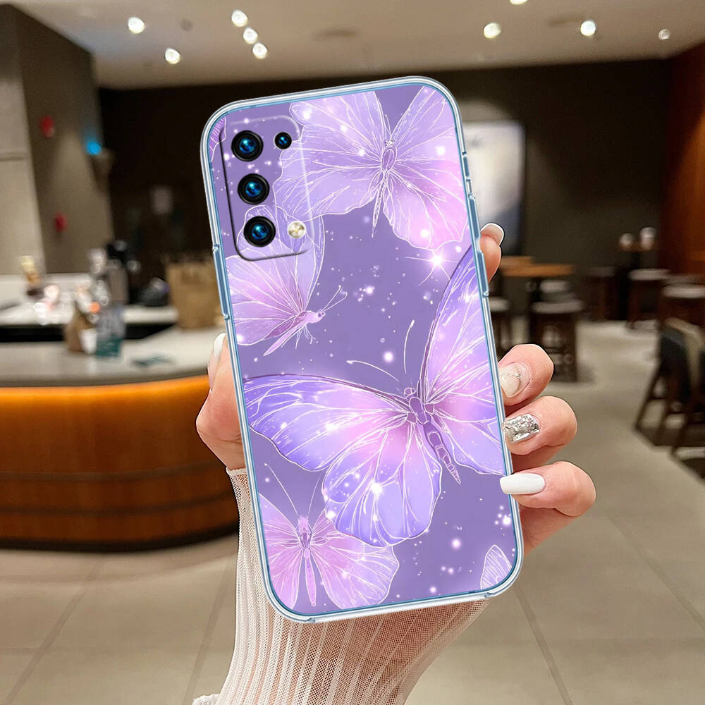 Colorful Butterfly Phone Case for Motorola Edge 20 30 S30 40 50 Fusion Lite Plus Pro Neo Ultra One Hyper Power Action Zoom Macro Vision