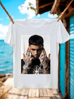 Anuel AA Real Hasta La Muerte 100% Cotton Hip Hop Tshirt