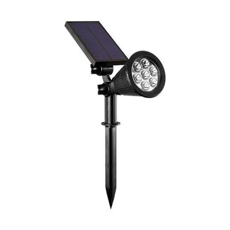 1Pcs Solar Powered 7LED Lamp Adjustable Solar Spotlight In-Ground IP65 Waterproof Landscape Wall Light Outdoor Lighting