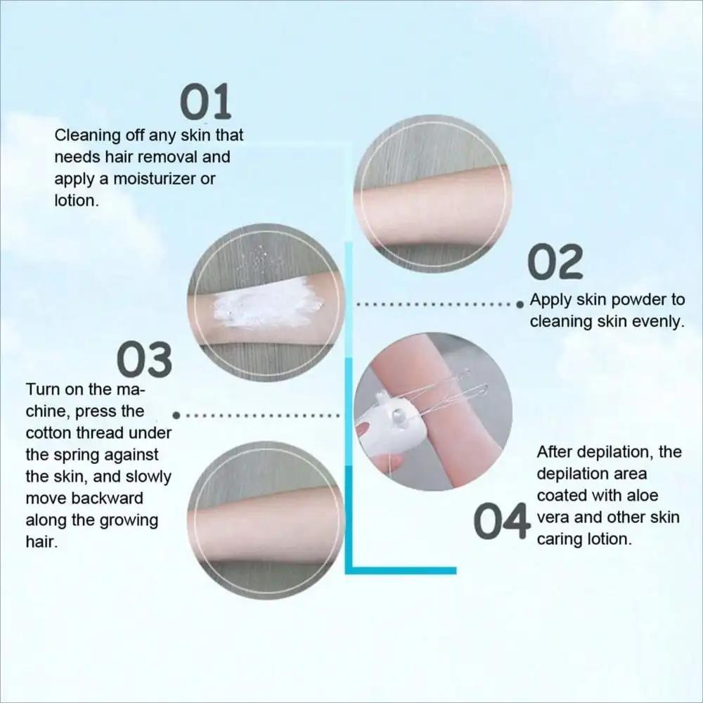 Women's Safe & Painless Rapid Hair Remover, White Color