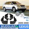 Car Mud Flaps For LEXUS RX 2005-2023 Splash Guards Mudflaps Mudguards Accessories