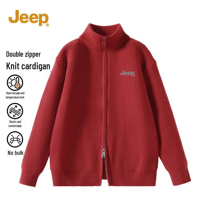 

Jeep Men s Heavyweight Warm Knit Cardigan XL