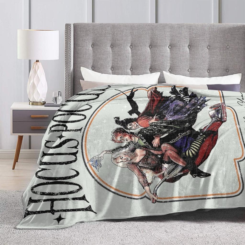 Hocus Pocus Sublimation Blankets Flannel Winter Multi-function Lightweight Thin Throw Blanket for Sofa Outdoor Rug Piece