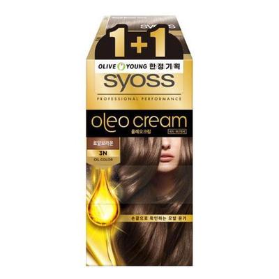 Syos Oleo Creme 1+1 Sonderangebot, Wählen Sie 2 Sorten (Royalbraun 3N/Reichschokolade 4N)