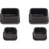 Crash Bar End Caps Front Axle Plug for 2021 2022 2023 2024 2025 New Ford Bronco 2/4 Door Exterior Accessories Rubber Stopper Protection Cover Front
