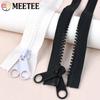 1-5Meters Meetee 10# Open-end Resin Zippers Double Side Slider Zipper for Tent Bag Jacket Luggage DIY Sewing Material Accessory