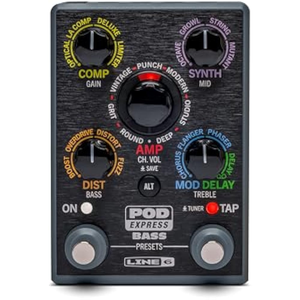 

Line 6 Amp Simulator Amp/Effects Processor Multi Effector POD EXPRESS BASS Red