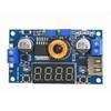 5A 75W High Power DC Step Down Module, XL4015 Adjustable Stabilized Power Supply Board with Voltage Meter