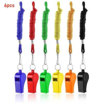 Colorful High-Pitched Eco-Friendly ABS Toy Whistle for Competition and Cheering