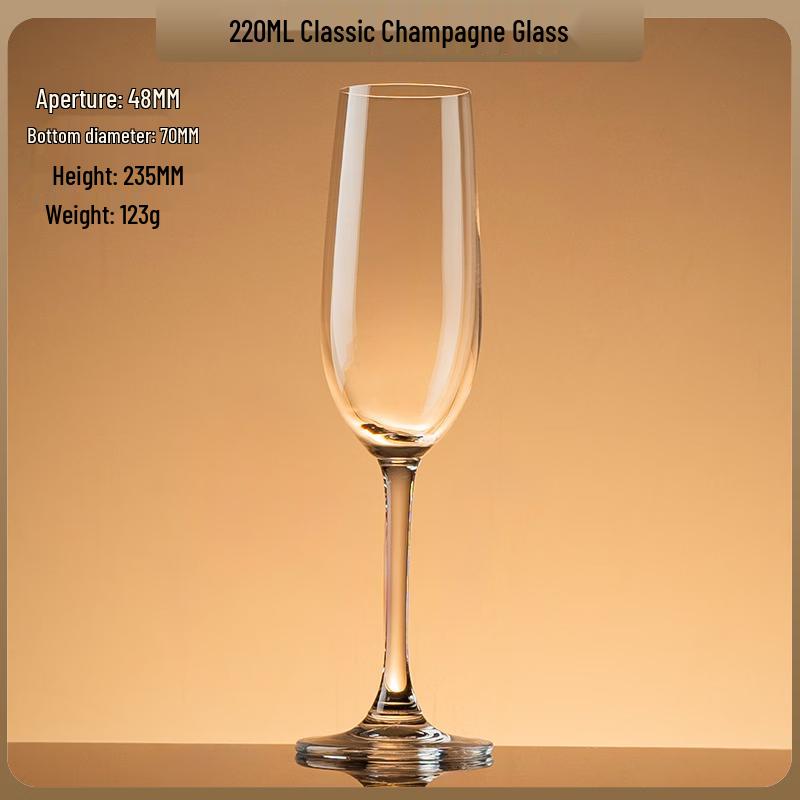 Ming Zhan Xuan European Style 220ml Stemmed Glass